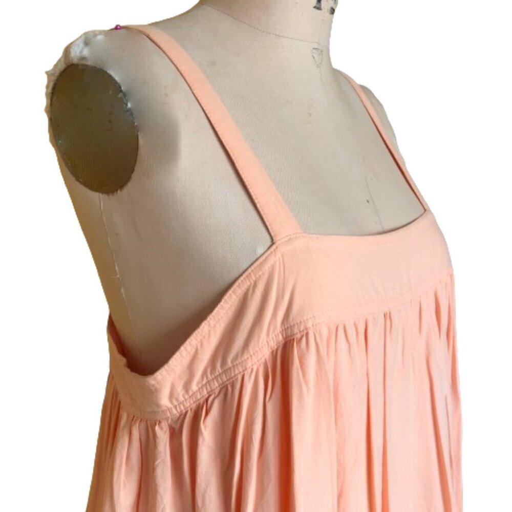 !!! host pick ARAMINTA JAMES Sunset Tiered cotton Dress in Peach L - Picture 8 of 13